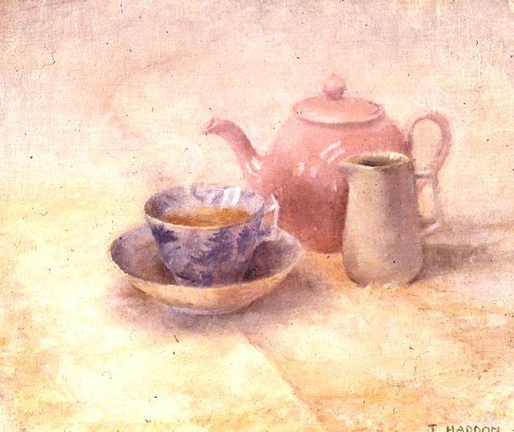 Detail of A Nice Cup of Tea by Joyce Haddon
