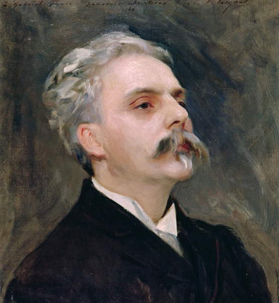 Detail of Portrait of Gabriel Faure by John Singer Sargent