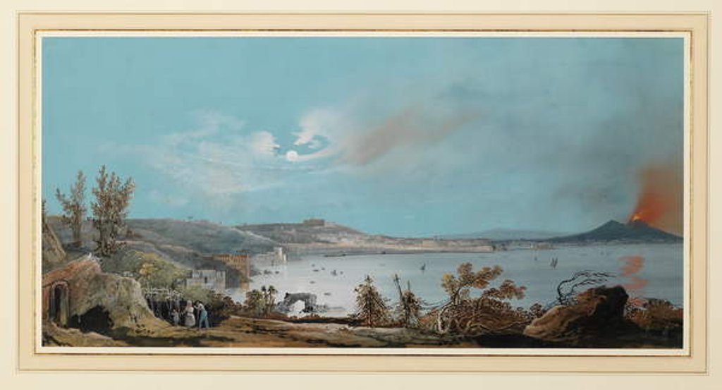 Detail of The Bay of Naples by Italian School