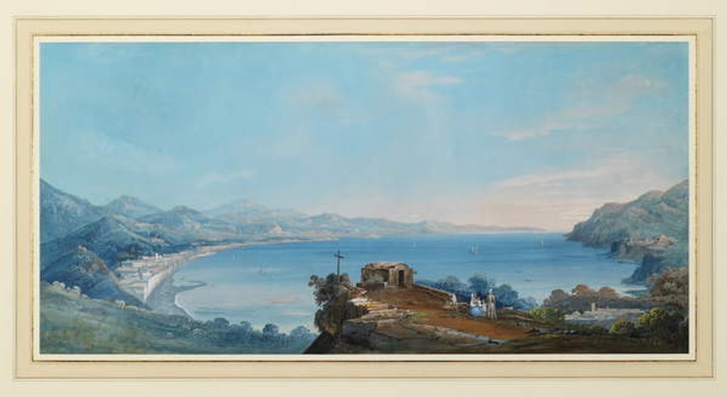 Detail of The Bay of Naples by Italian School