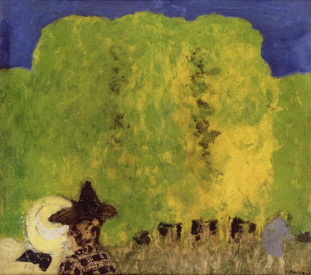 Detail of Two Women in a Landscape, 1895 by Edouard Vuillard