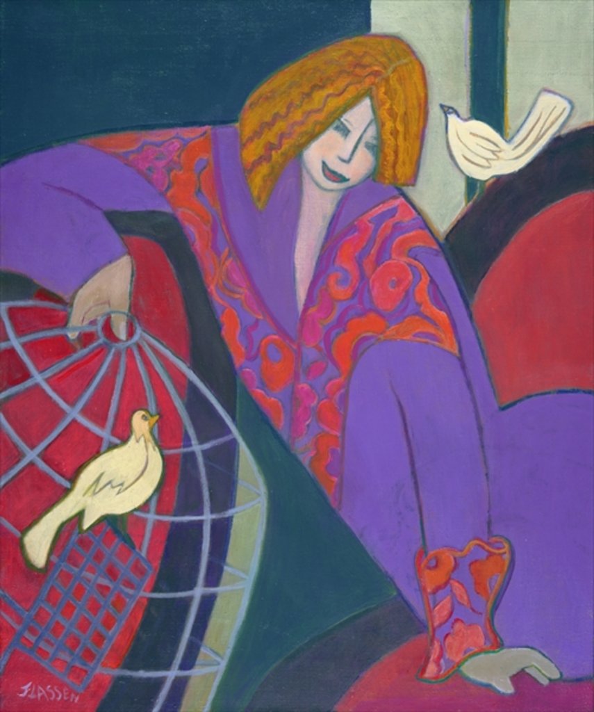 Detail of Free as a Bird, 2003-04 by Jeanette Lassen