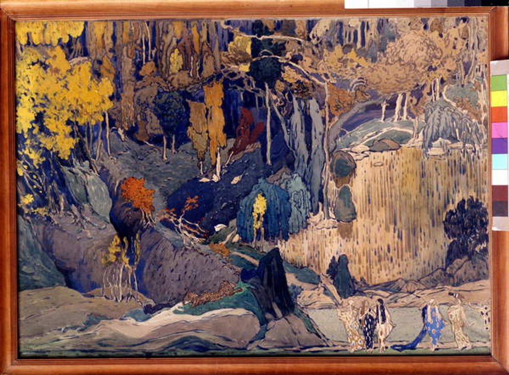 Detail of Set design for 'Prelude to the Afternoon of a Faun', 1912 by Leon Bakst