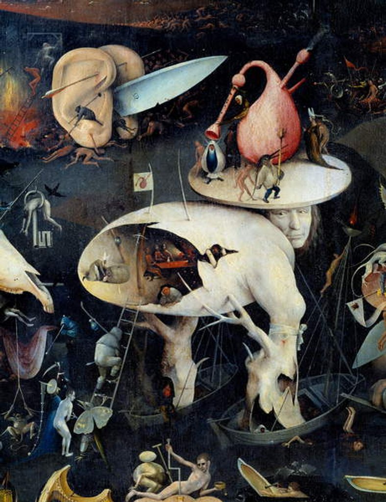 Detail of The Hell Detail of the right part of the tryptic of 'The Garden of Terrestrial Delices' by Hieronymus Bosch