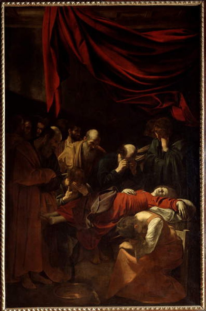 Detail of The Death of the Virgin, 1605 by Michelangelo Merisi da Caravaggio