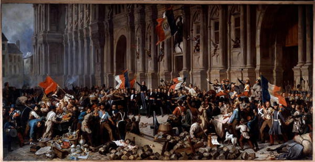 Detail of Revolution of 1848: Alphonse de Lamartine by Felix Philippoteaux