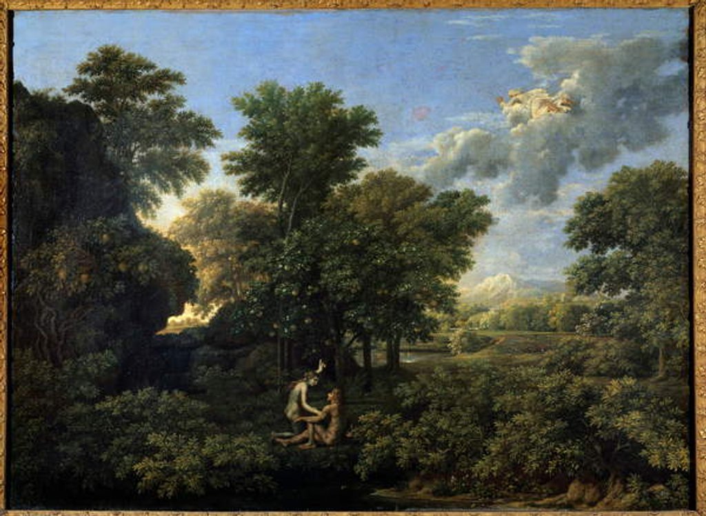 Detail of Spring Or Earth Paradise, 17th century by Nicolas Poussin
