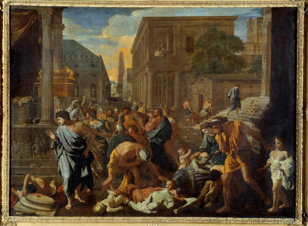 Detail of The Plague Of Asdod Says The Philistines Struck By The Plague, 17th century by Nicolas Poussin