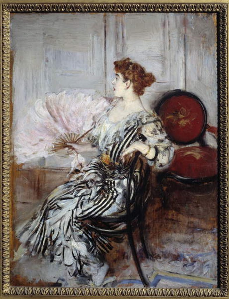 Detail of Portrait Of Madame Torri, Dancer At The Opera, 20th century by Giovanni Boldini