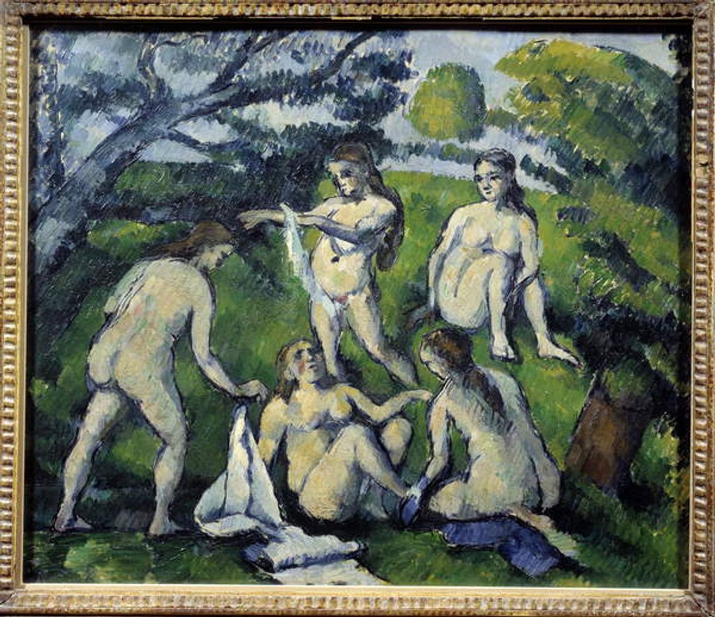 Detail of Five Bathers, 1877-1878 by Paul Cezanne
