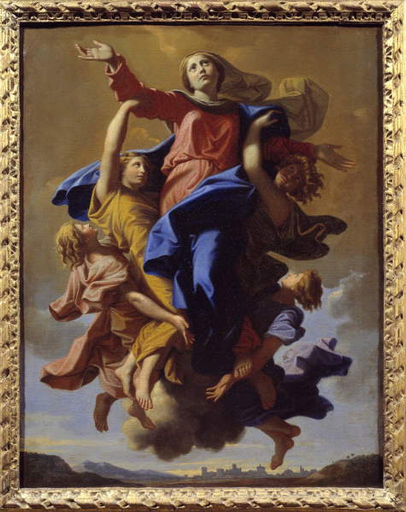 Detail of The Assumption Of The Virgin, 1650 by Nicolas Poussin