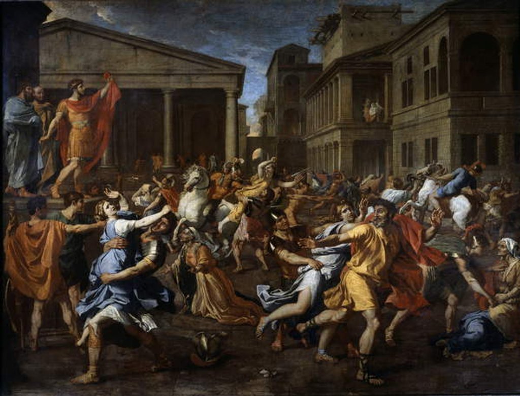 Detail of The Removal Of The Sabines By The Romans, 17th century by Nicolas Poussin