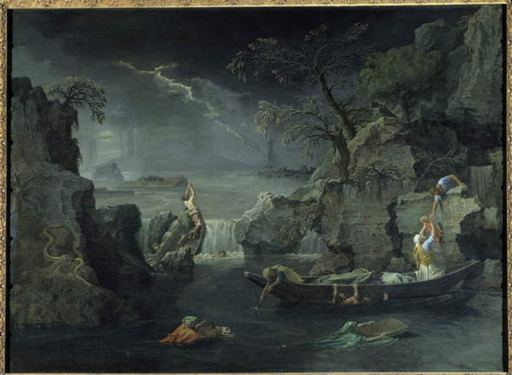 Detail of Winter Or Deluge, 1660-1664 by Nicolas Poussin