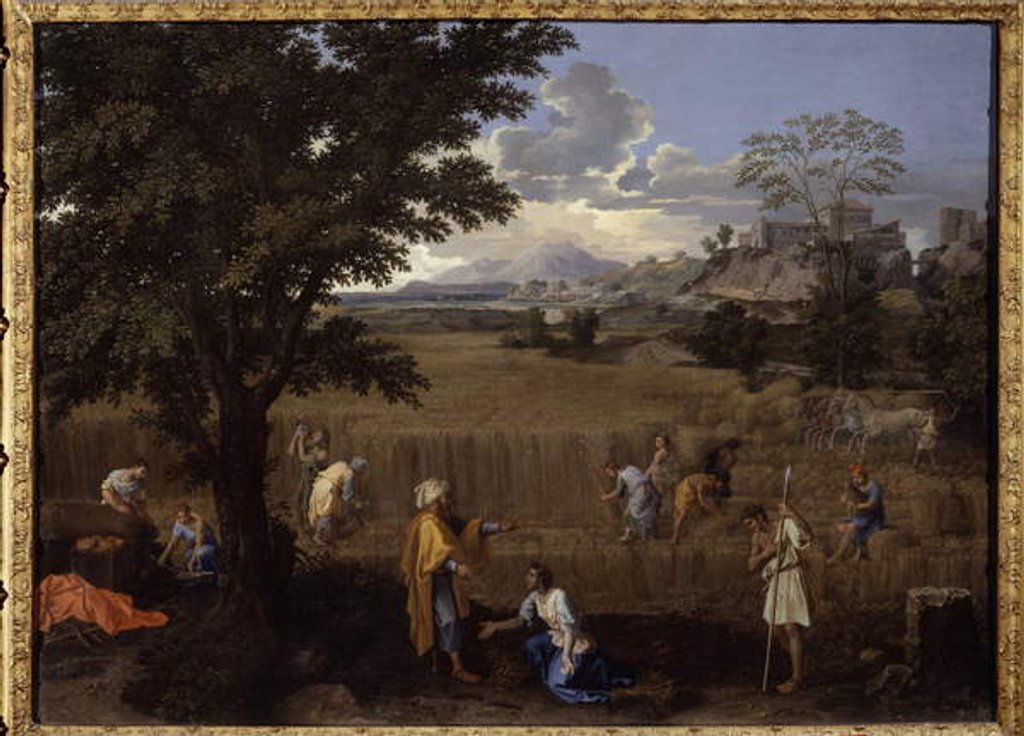 Detail of Summer or Ruth and Boaz, 1650-1664 by Nicolas Poussin