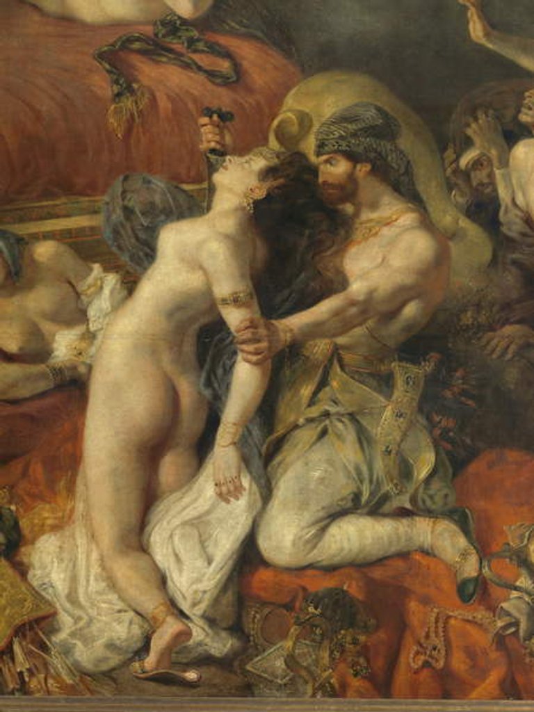 Detail of Detail: Death of Sardanapale, 1827 by Ferdinand Victor Eugene Delacroix