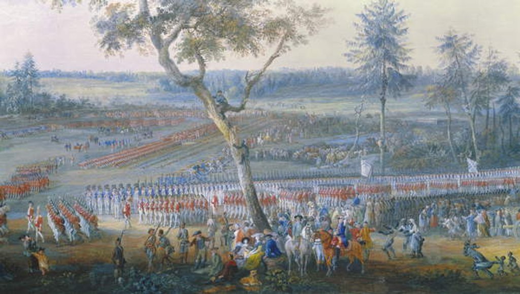 Detail of Capture of Yorktown, Virginia, October 19, 1781 by Louis Nicolas van Blarenberghe