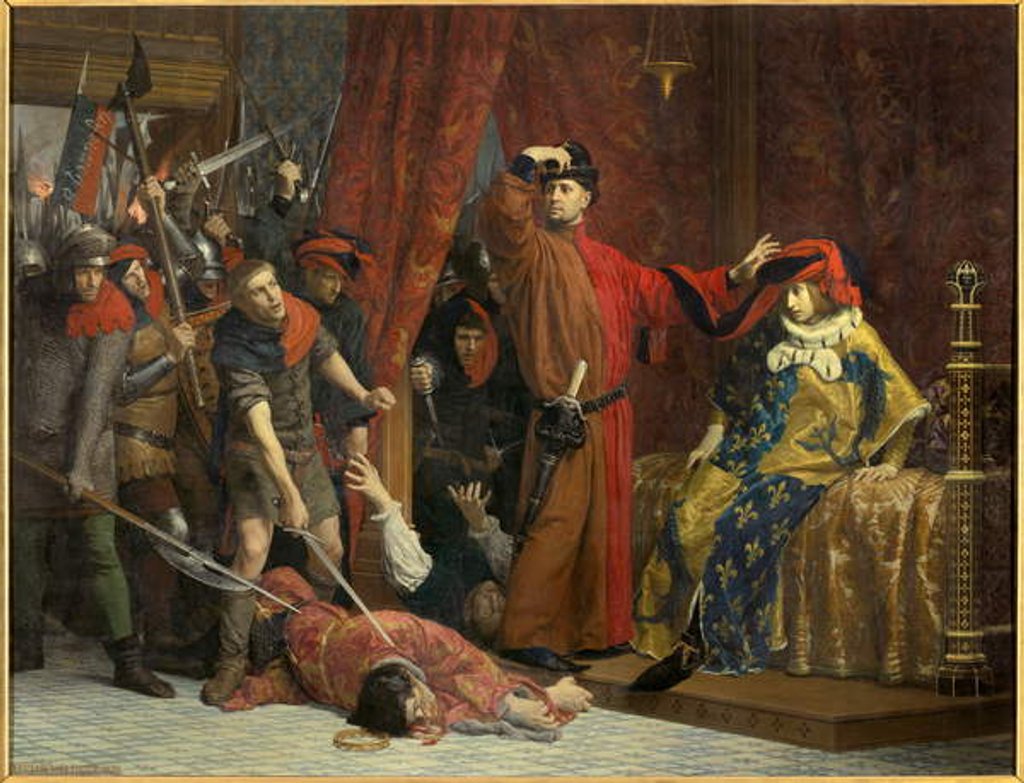 Detail of Etienne Marcel and the Dolphin Charles on February 22, 1358 by Etienne Lucien Melingue