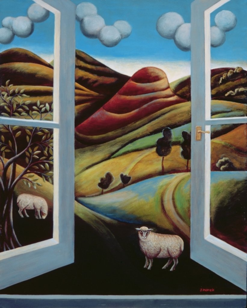 Detail of Highland View by Jerzy Marek