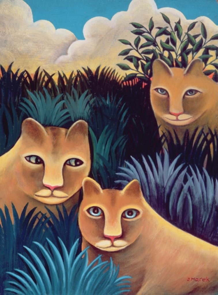 Detail of In the Bush by Jerzy Marek