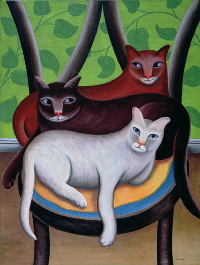 Detail of Three is a Crowd by Jerzy Marek