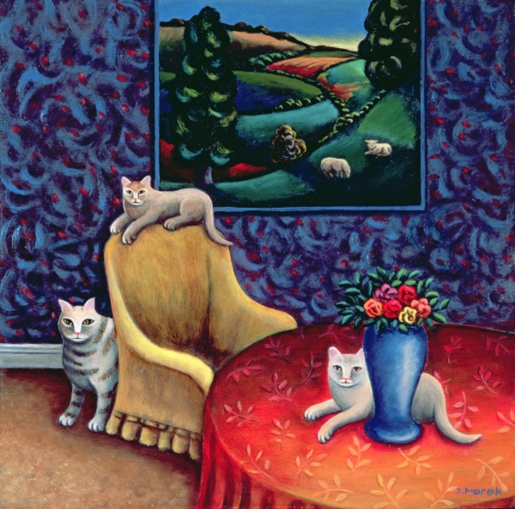 Detail of The Sitting Room by Jerzy Marek