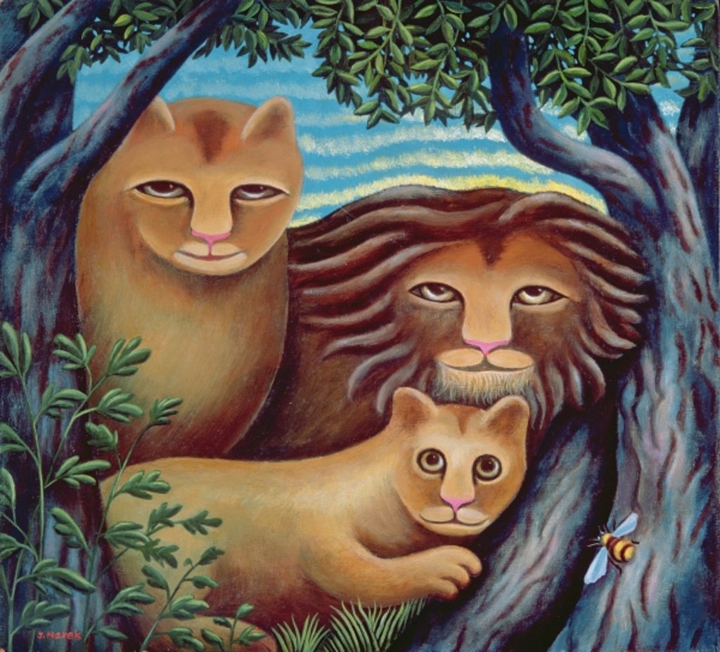 Detail of Between the Trees by Jerzy Marek