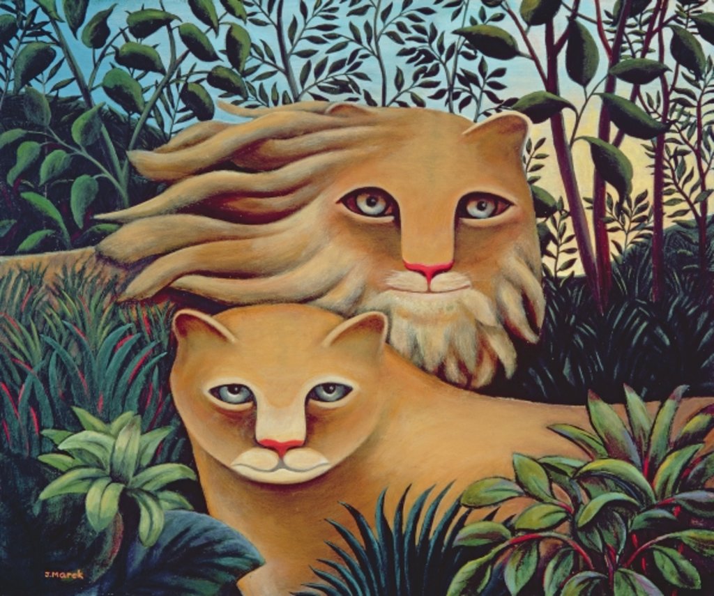 Detail of In the Beginning by Jerzy Marek