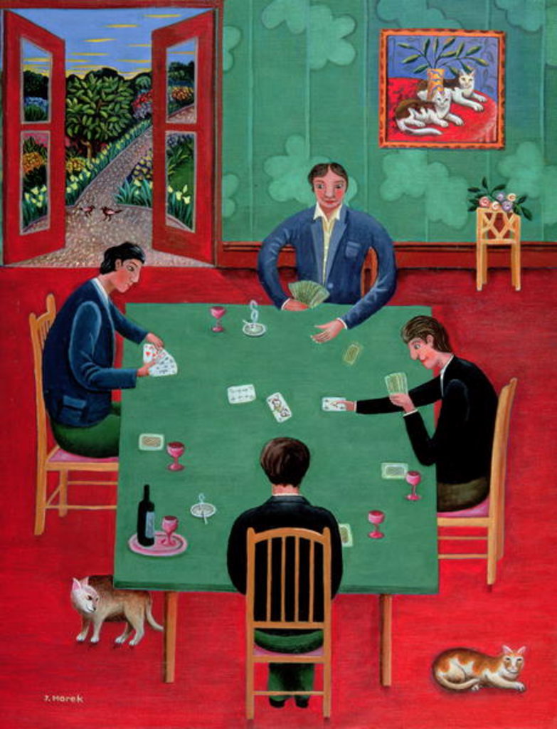 Detail of Playing Cards by Jerzy Marek