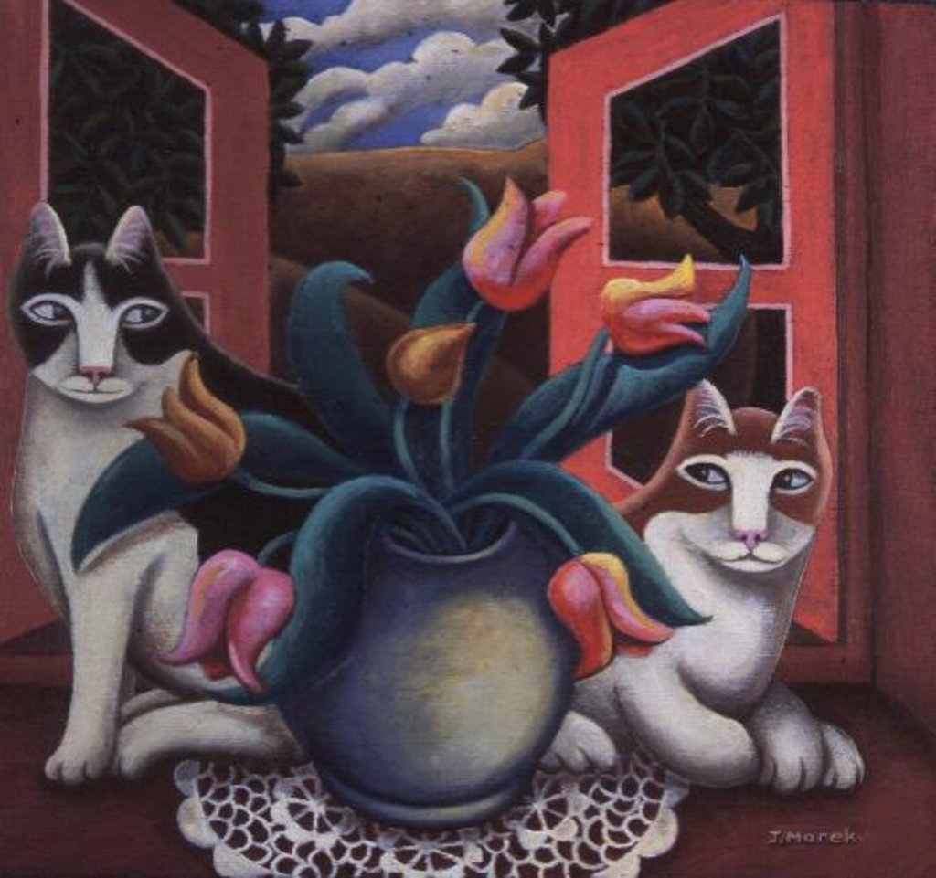 Detail of In the Window by Jerzy Marek