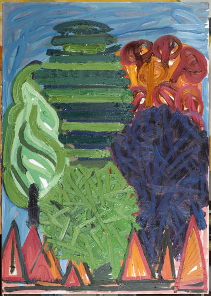 Detail of We are only undefeated, 2007 by Janet McKenzie