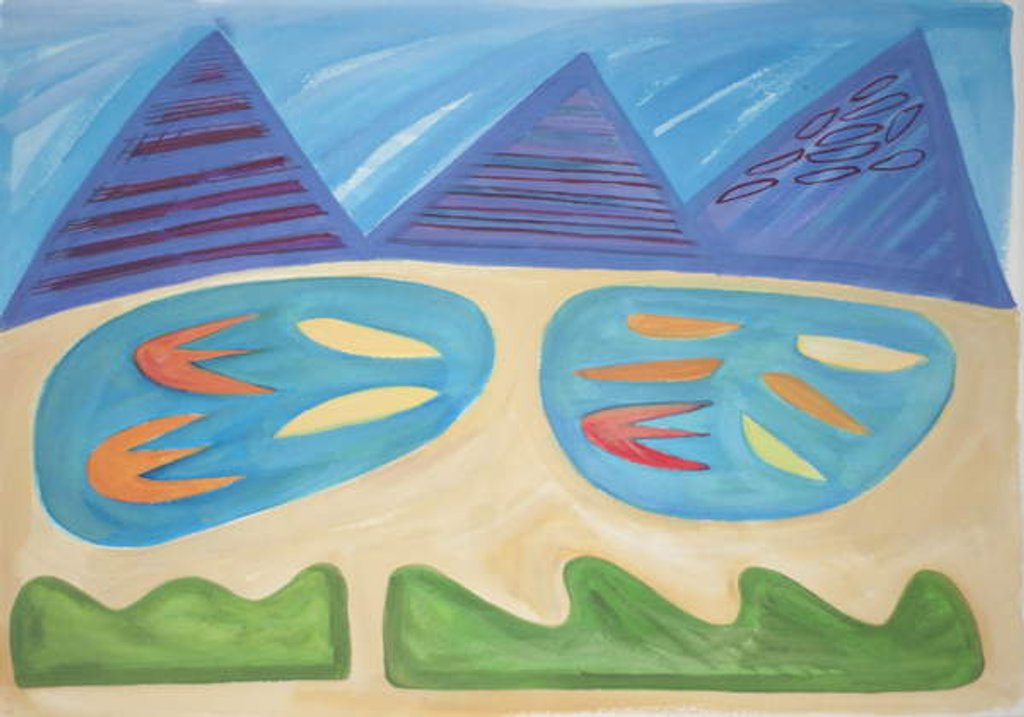 Detail of Landscape Within, 2015 by Janet McKenzie