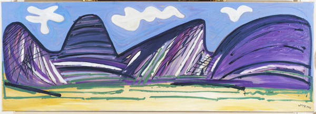 Detail of The Road to Ardnamurchan, 2015 by Janet McKenzie