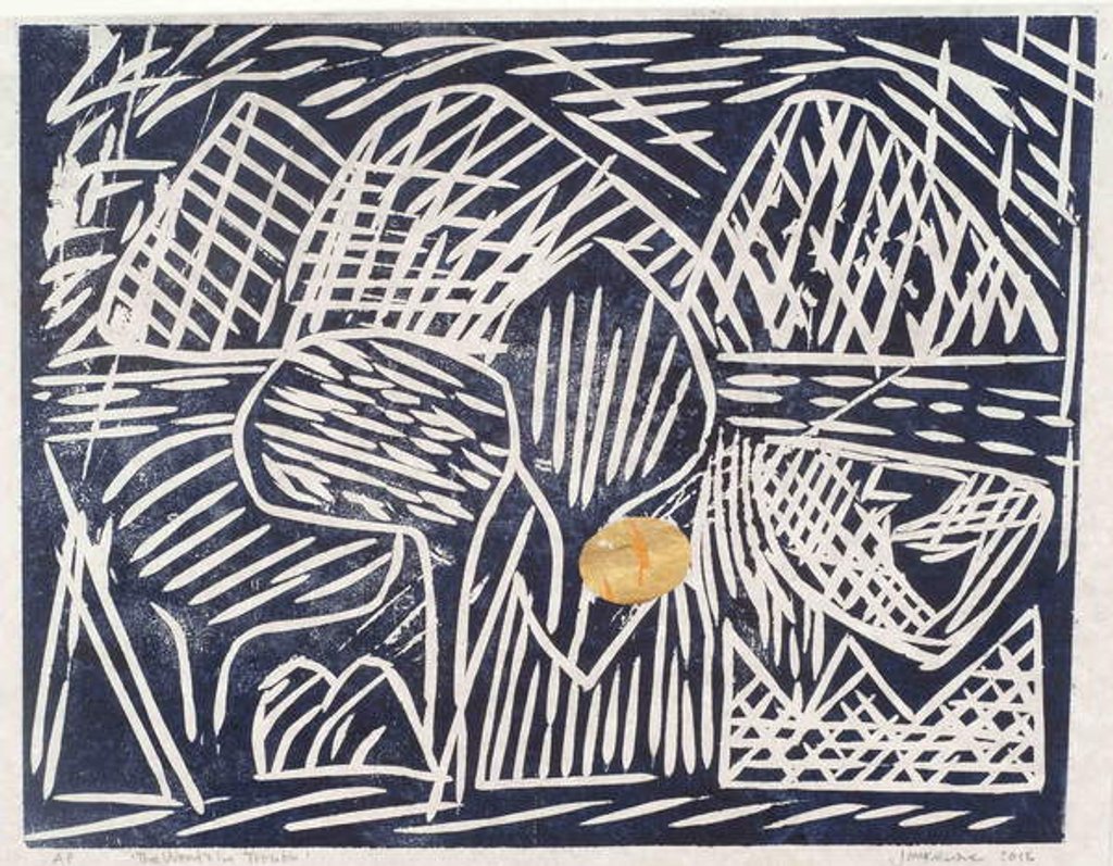 Detail of The Wood's in Trouble, 2015 by Janet McKenzie