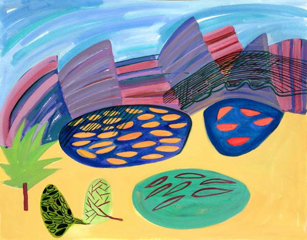 Detail of Ardnamurchan Peninsula, 2015 by Janet McKenzie