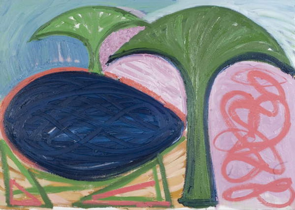 Detail of Loch and trees, 2007 by Janet McKenzie