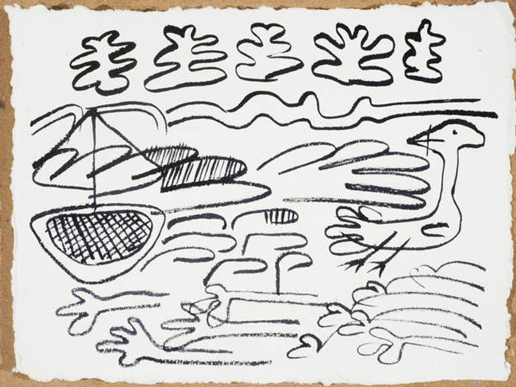 Detail of Sailing, 2015 by Janet McKenzie