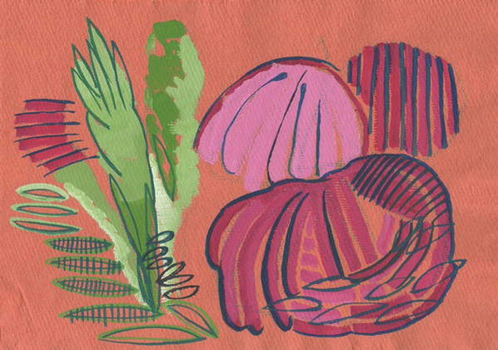 Detail of Spring, 2015 by Janet McKenzie