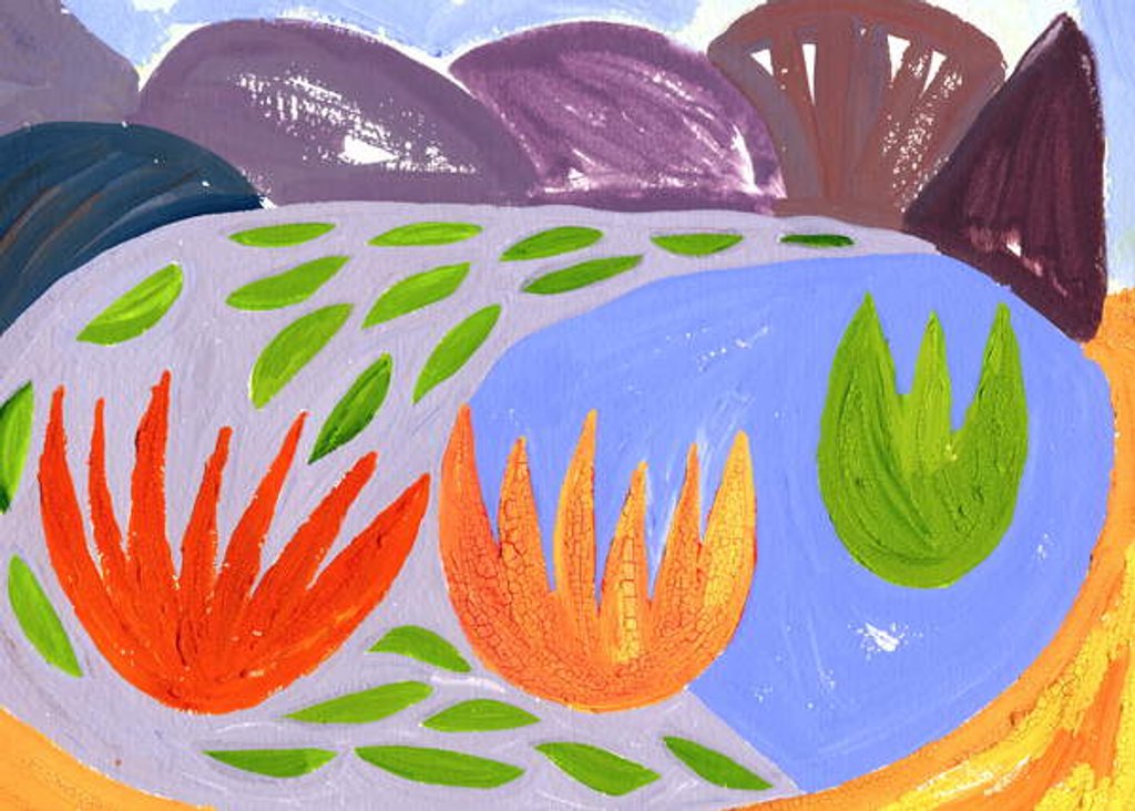 Detail of The Night Loch,1996 by Janet McKenzie