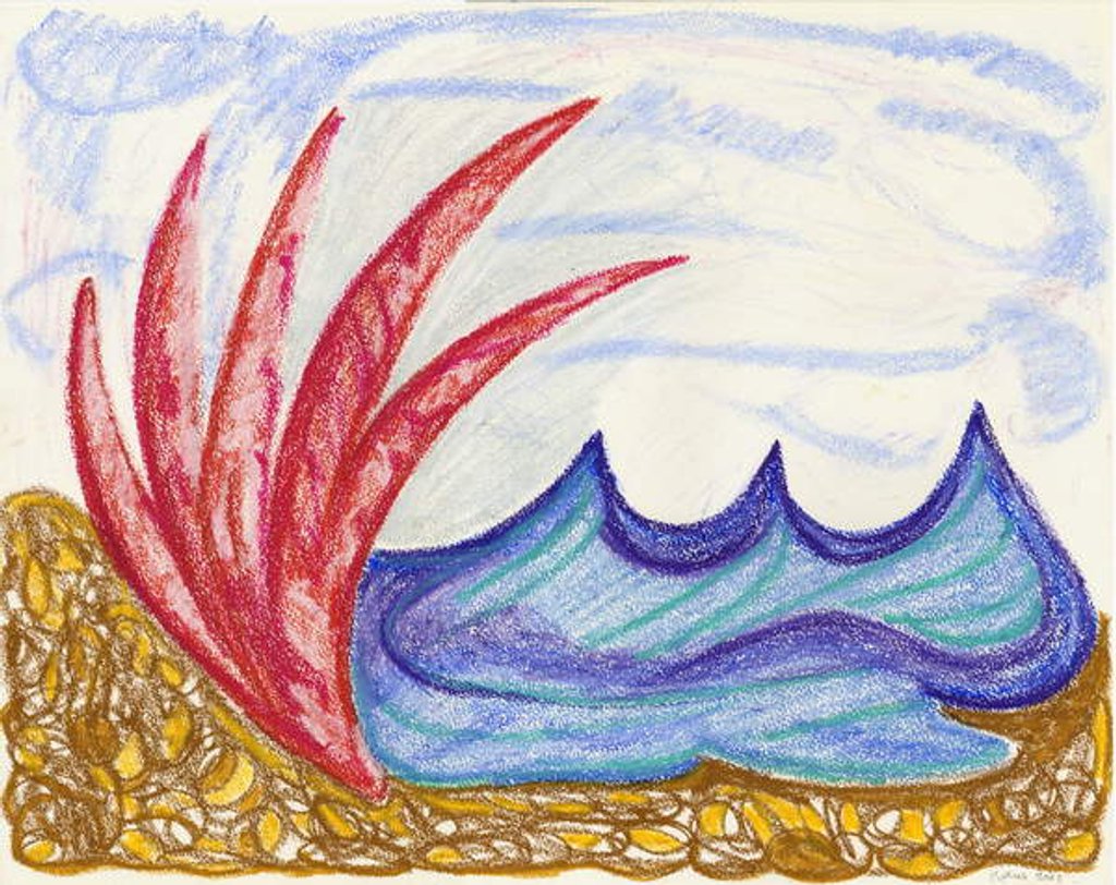 Detail of Wormiston Sea view, 2003 by Janet McKenzie