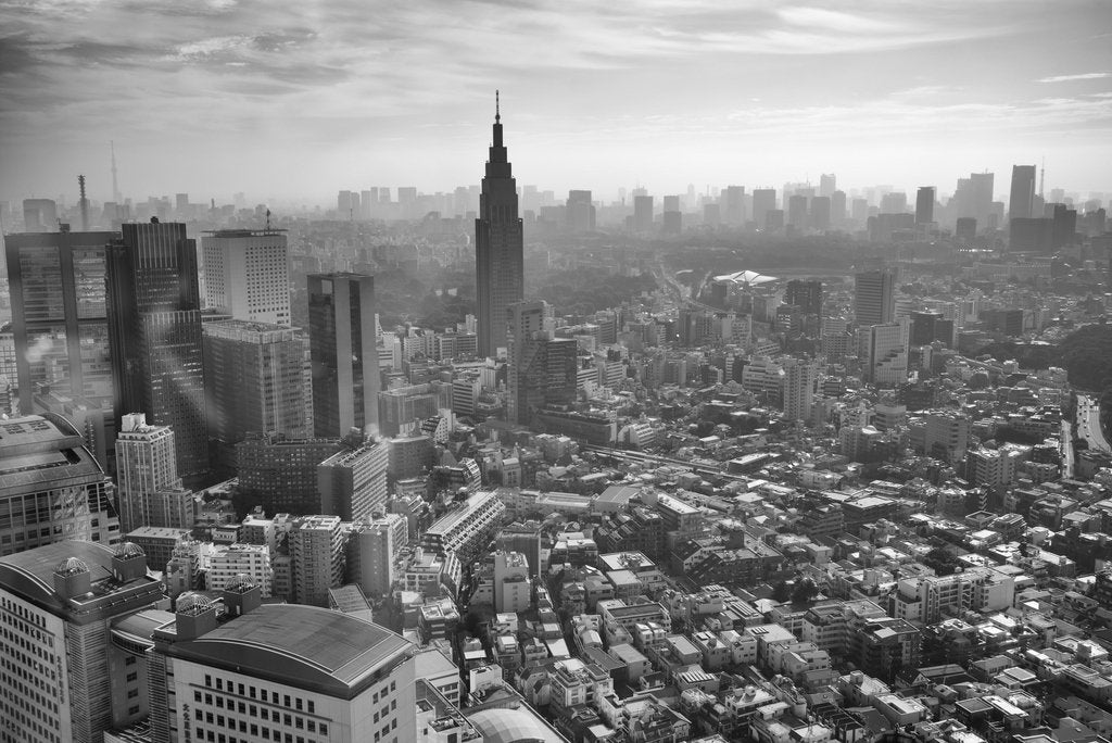 Detail of Tokyo city scene, Japan by Jon Nicholson