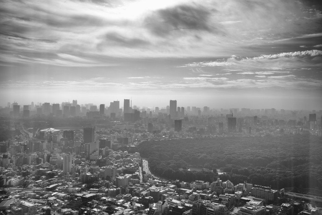 Detail of Tokyo city scene, Japan by Jon Nicholson