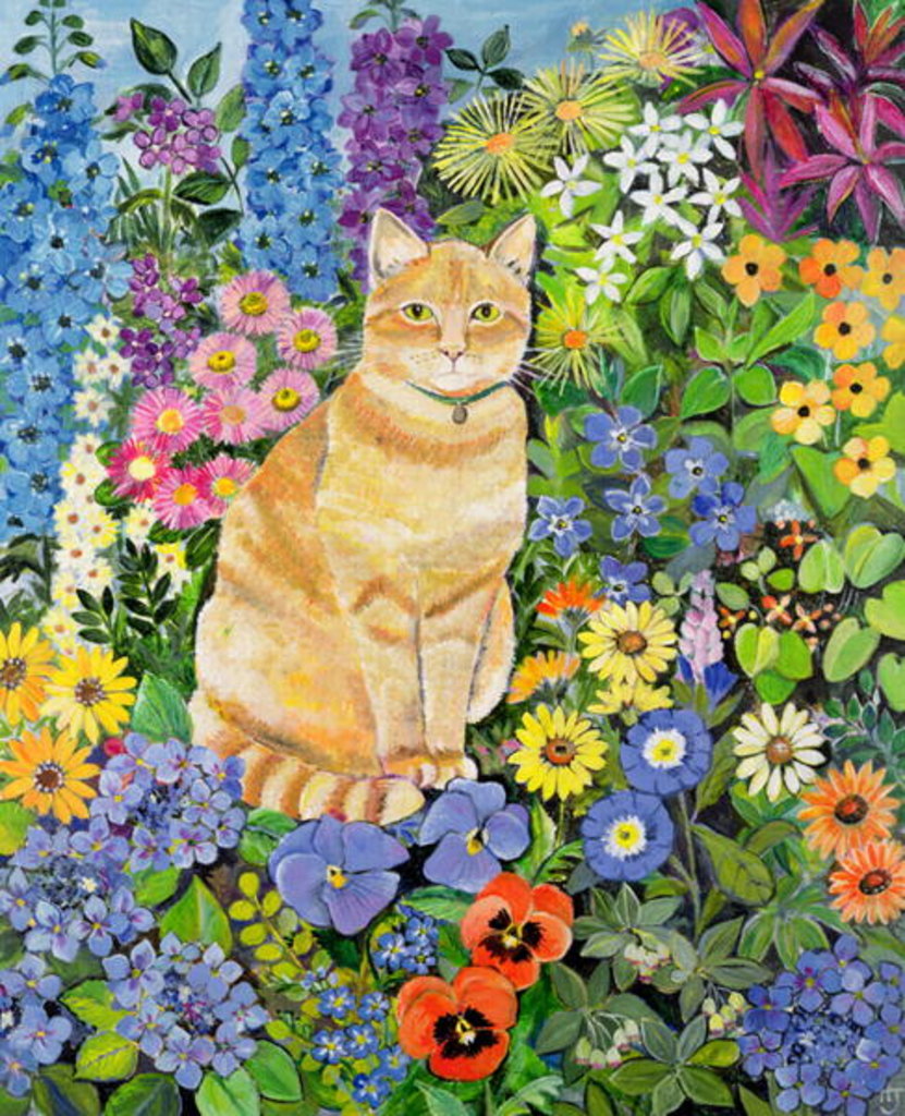 Detail of Gordon's Cat, 1996 by Hilary Jones