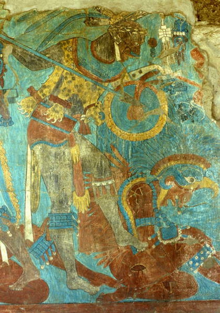 Detail of Battle of Cacaxtla, Late Classic period by Mayan Mayan