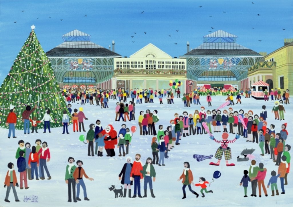 Detail of Covent Garden, London by Judy Joel