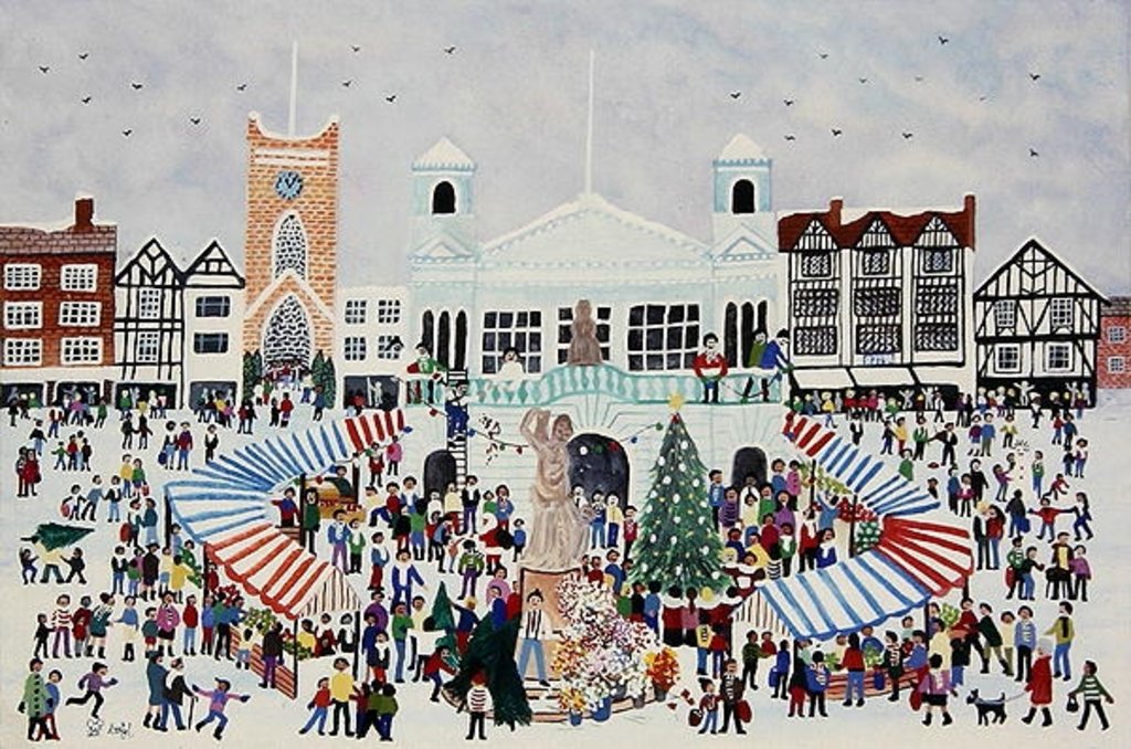 Detail of Kingston Market, Surrey by Judy Joel