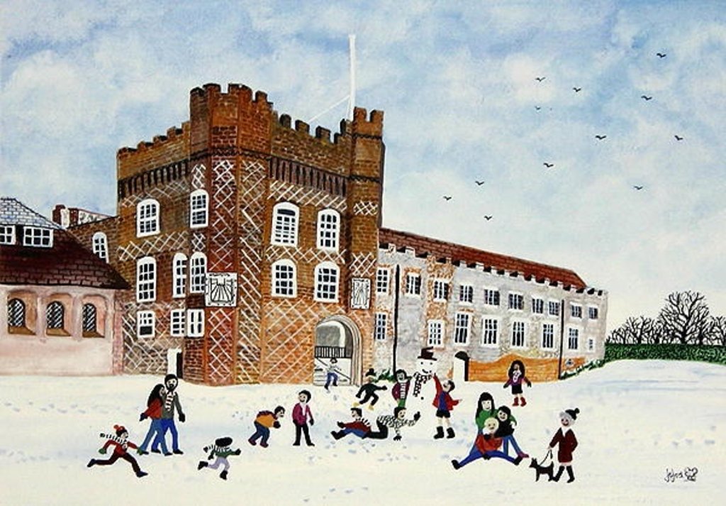 Detail of Farnham Castle, Surrey by Judy Joel