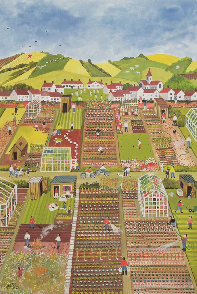 Detail of Allotments by Judy Joel