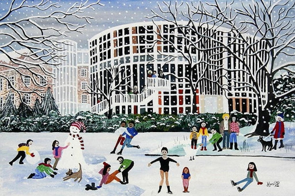 Detail of Yvonne Arnaud Theatre by Judy Joel