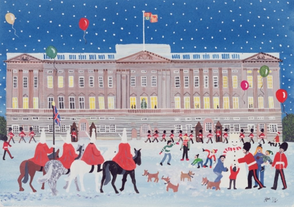Detail of Buckingham Palace, London by Judy Joel