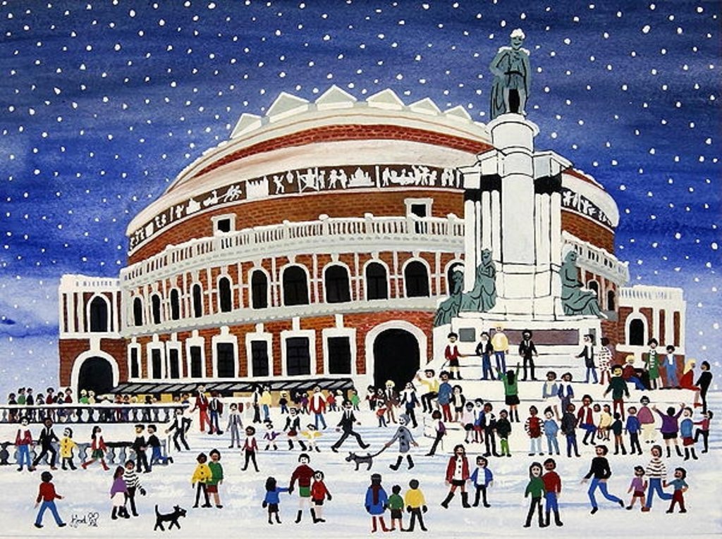 Detail of Royal Albert Hall, London by Judy Joel